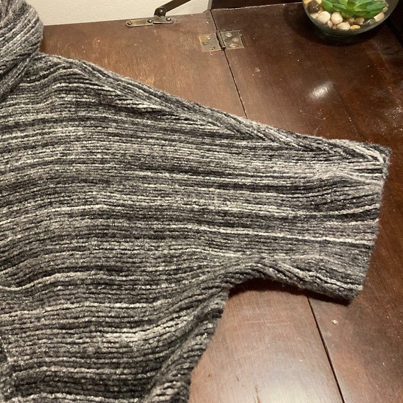 LOFT Cowl Neck Loose Sweater with Front Pocket - Picture 4 of 4